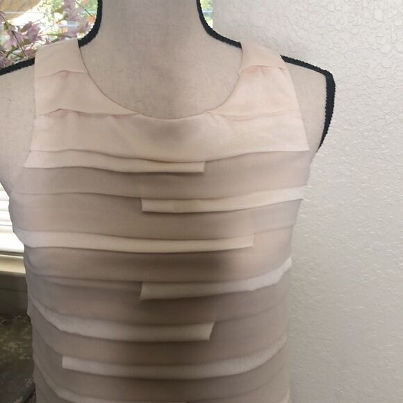 C. Luce Cream Sleeveless Sheath Dress - Picture 2 of 11